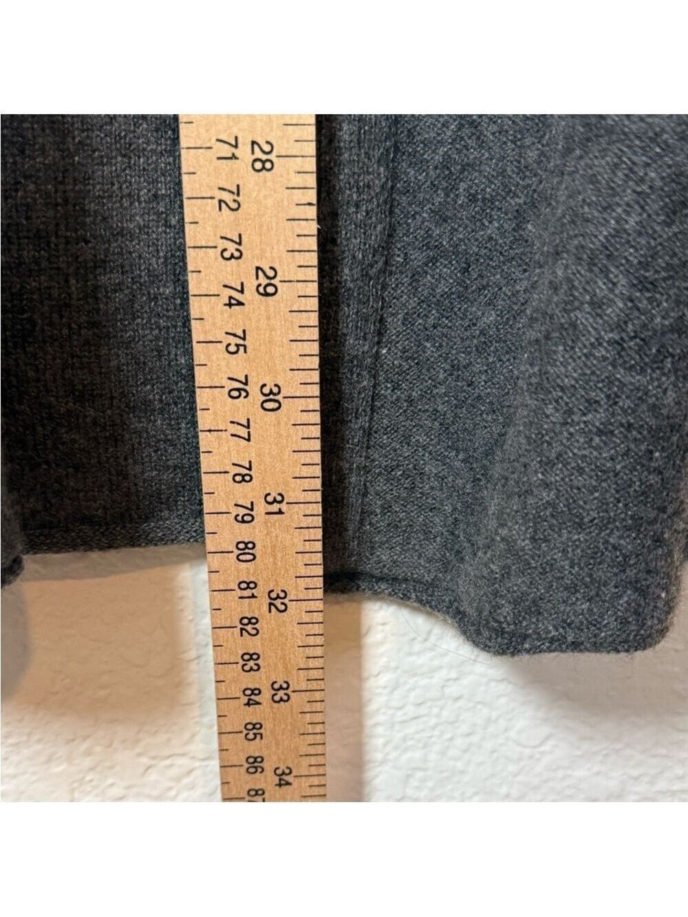 Cashmere Cashmere Blue Grey Colorblock Cardigan - Picture 5 of 9